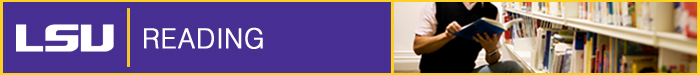 the LSU Online Reading Banner.