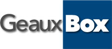 geaux box logo