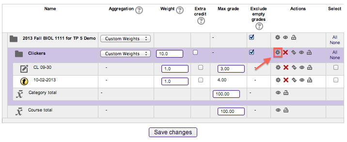 edit button in simple view
