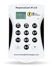 An RF LCD clicker