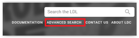 advanced search link 