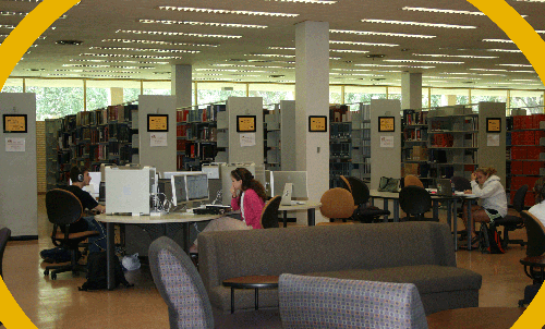 LSU Library first floor